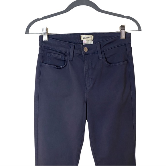 L'AGENCE Margot High Rise Skinny Jean in Stingray NWOT (25) - Picture 7 of 14
